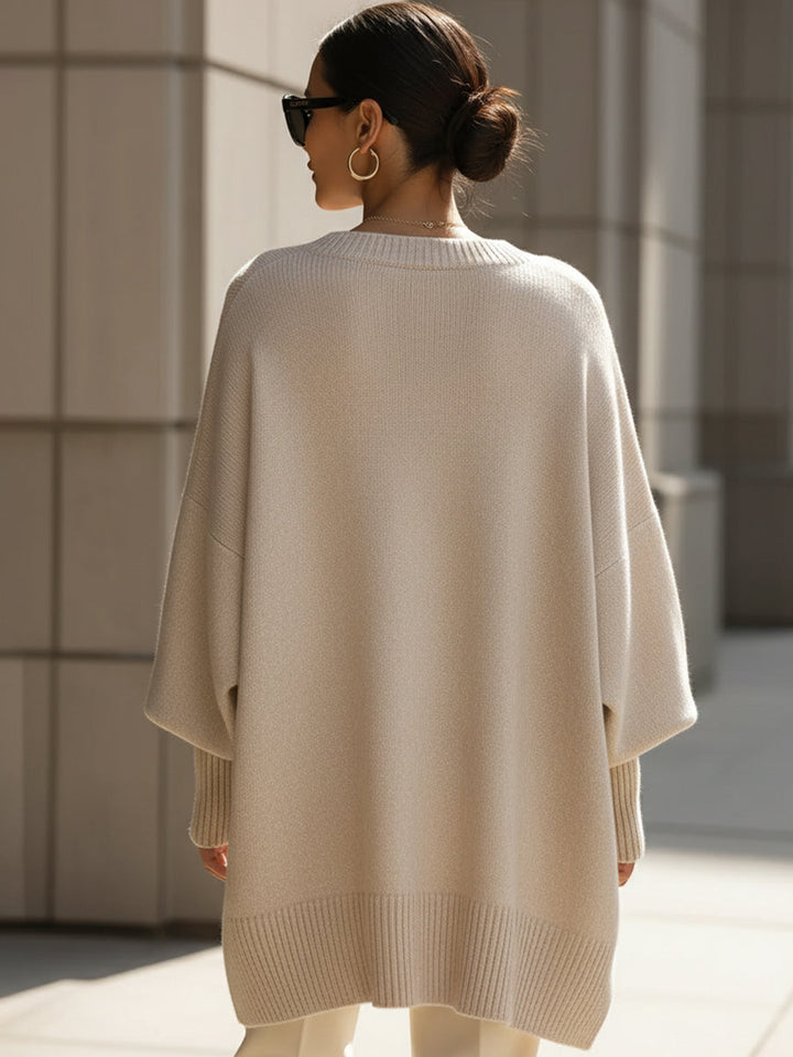 Ludovica | Jersey oversize de escote amplio