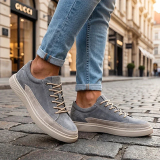 Enzo | Zapatillas de ante con amortiguación