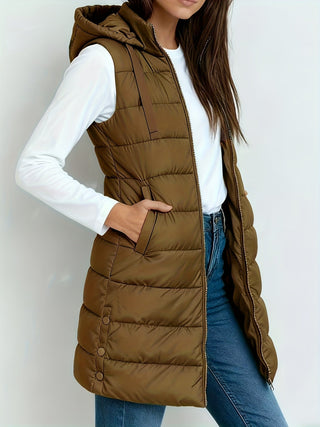 Célestine | Chaleco de invierno acolchado