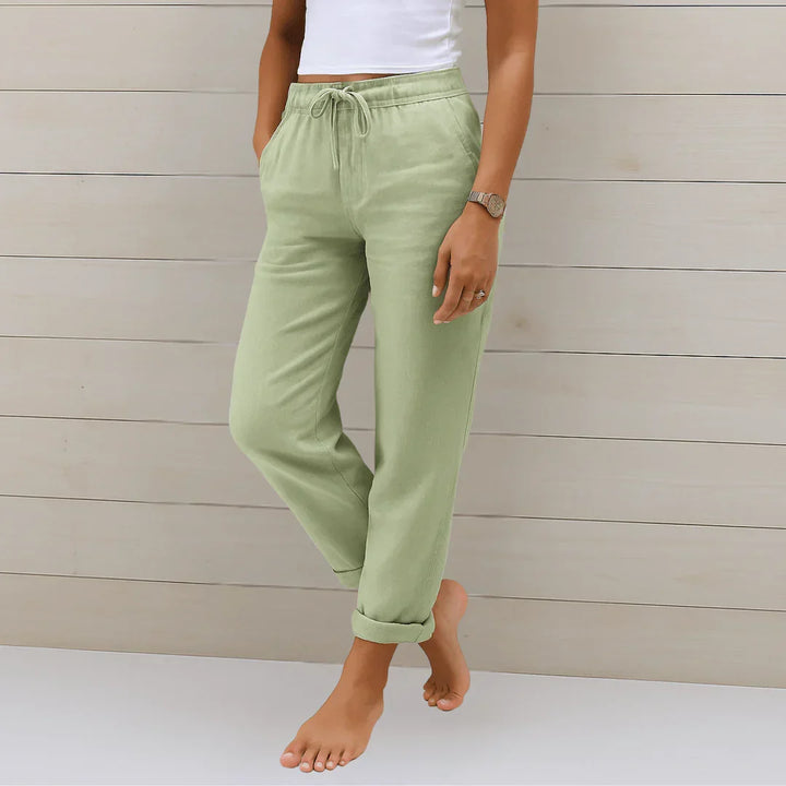 Lena | Pantalón fluido con cintura elástica