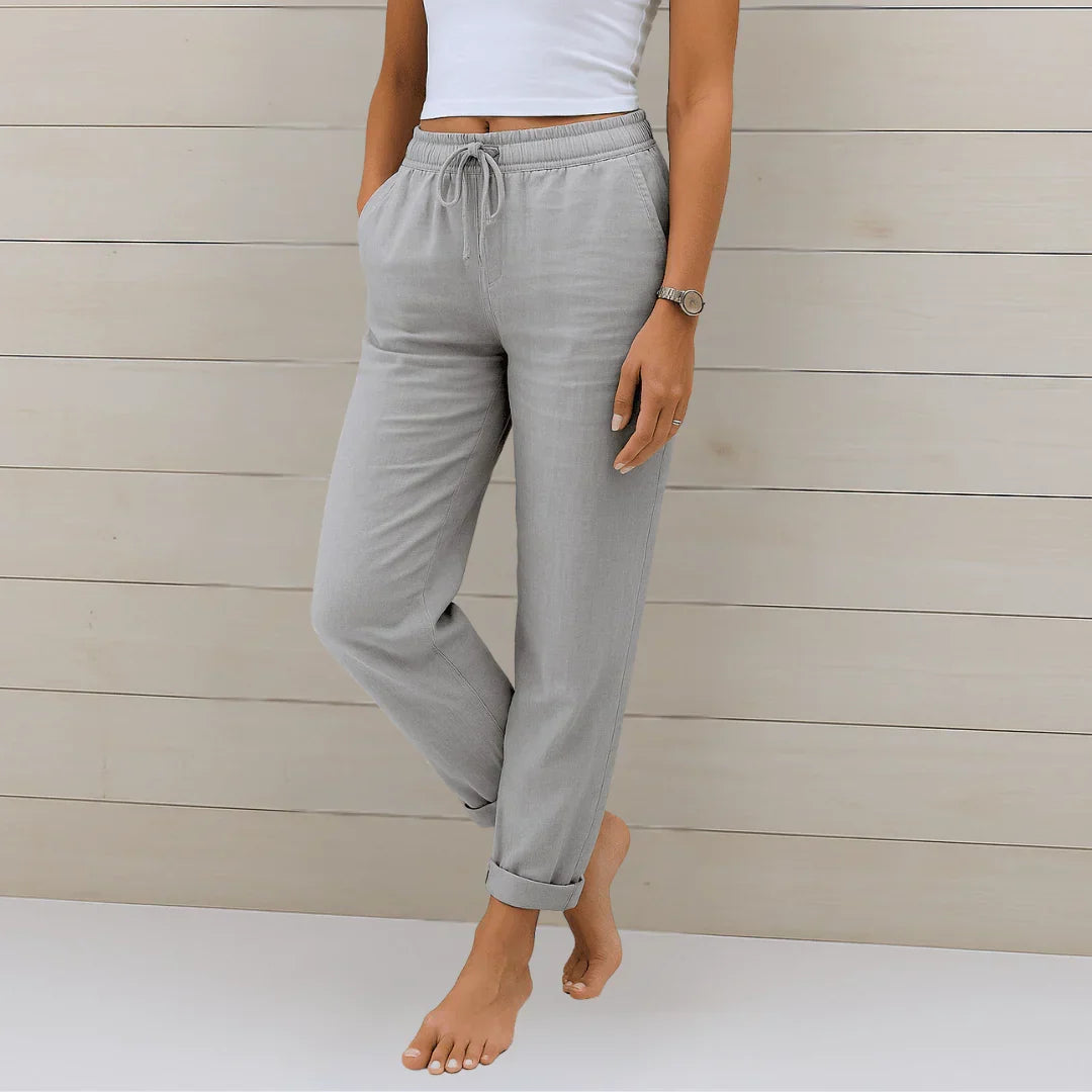 Lena | Pantalón fluido con cintura elástica