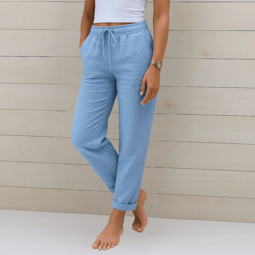 Lena | Pantalón fluido con cintura elástica