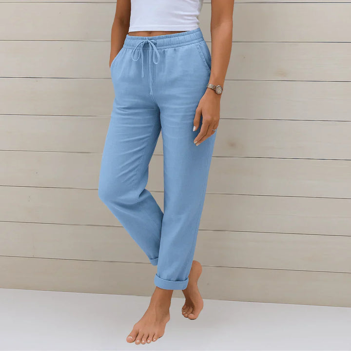 Lena | Pantalón fluido con cintura elástica