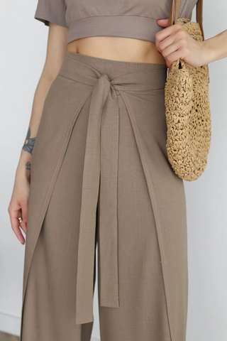 Nila | Pantalón cruzado de talle alto