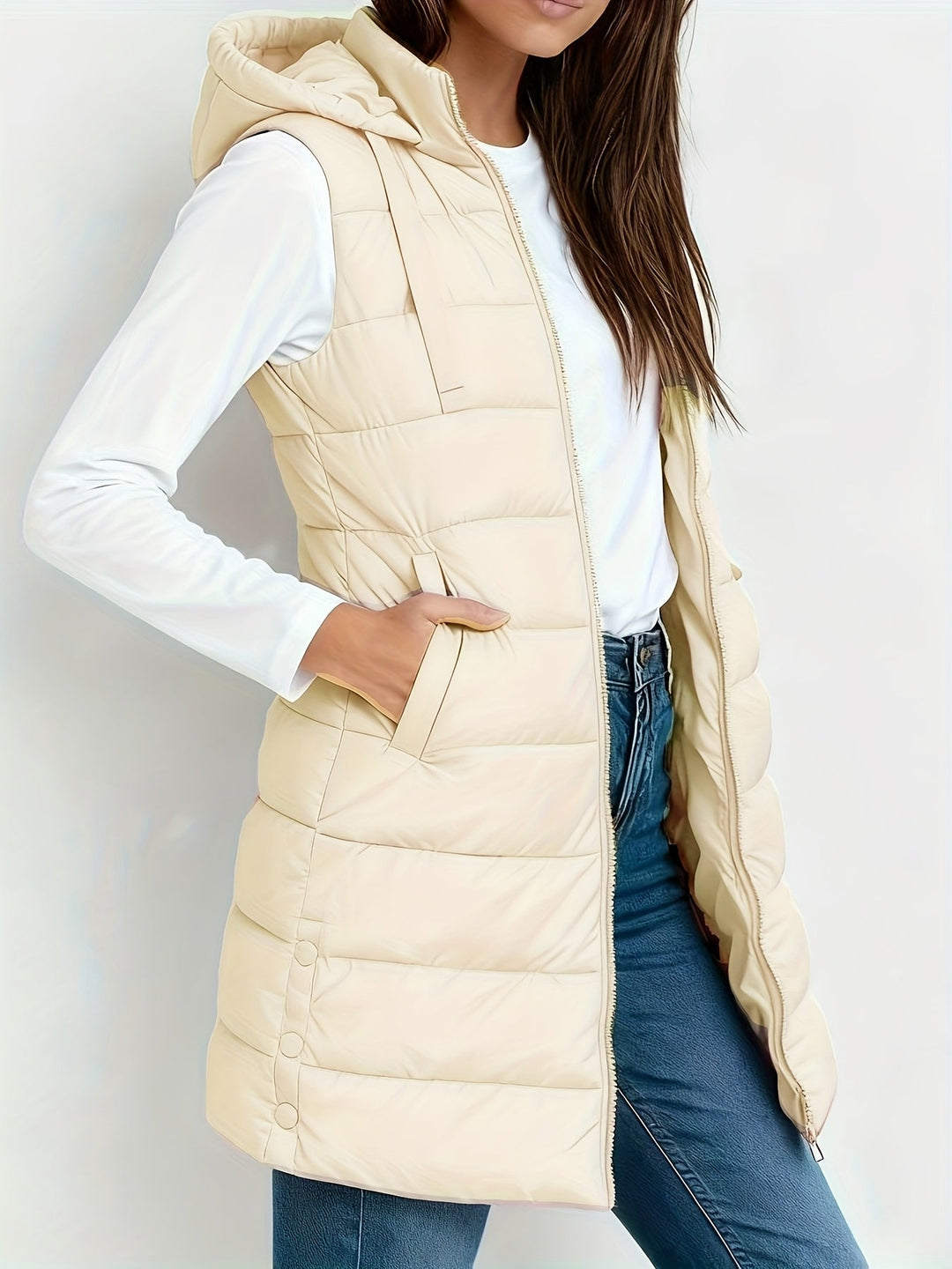 Célestine | Chaleco de invierno acolchado
