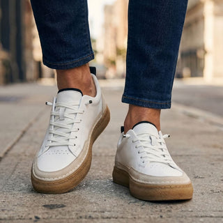 Ercole | Zapatillas de piel sin cordones