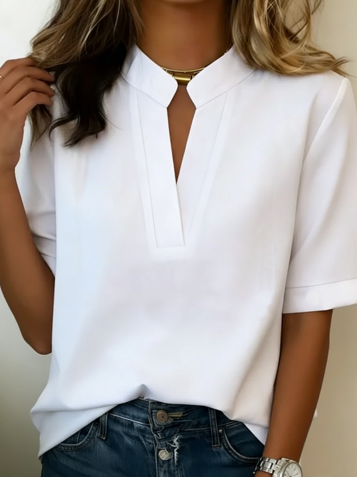 Anne | Blusa elegante con cuello en V