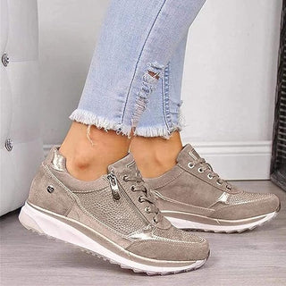 Eugénie | Zapatillas elegantes con cremallera