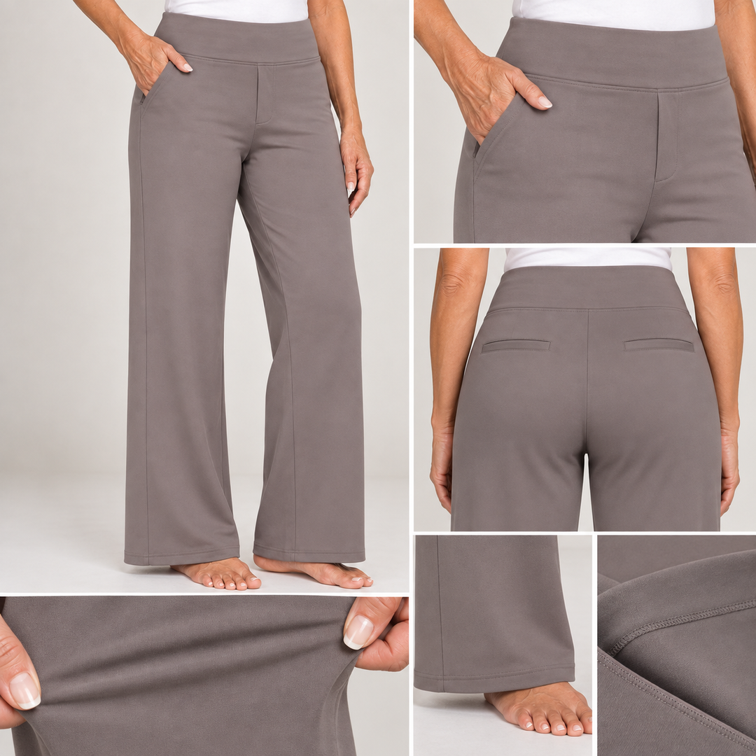 Sanne | Pantalón ancho con cintura elástica
