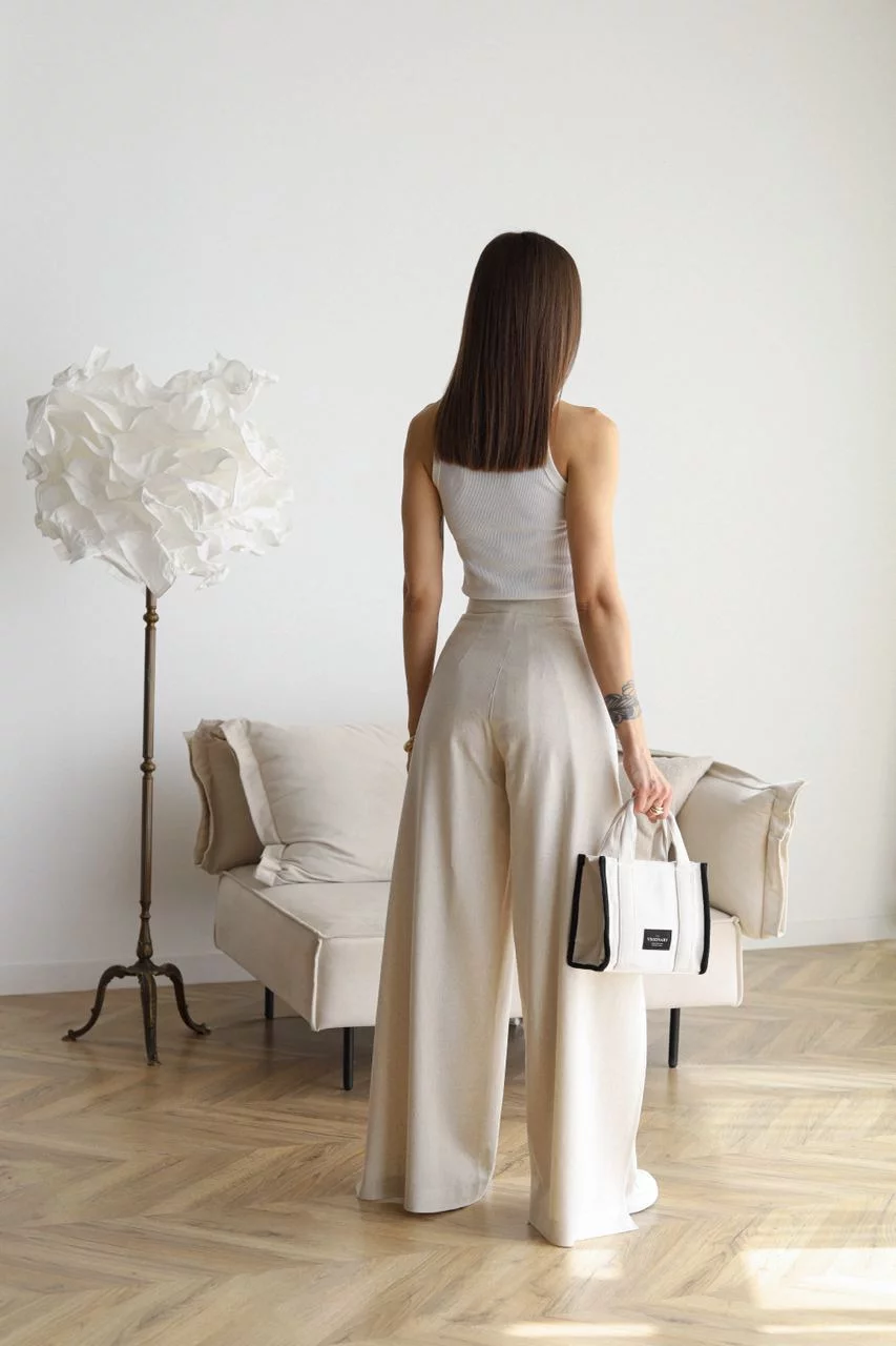 Nila | Pantalón cruzado de talle alto