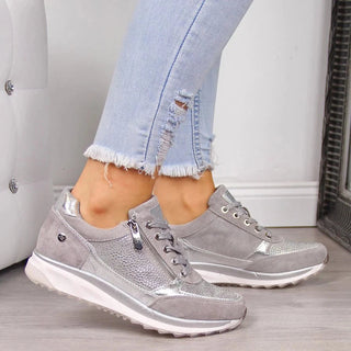 Eugénie | Zapatillas elegantes con cremallera