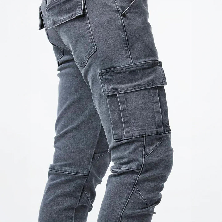 Vandeli™ | Jeans cargo elásticos