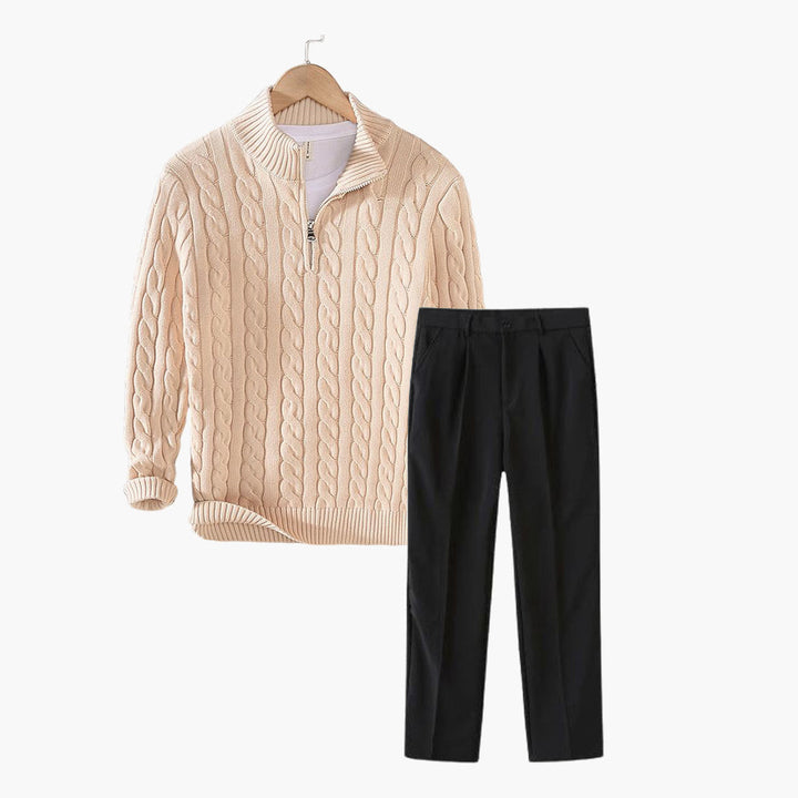 Mayfair Night | Look de invierno: jersey y pantalón
