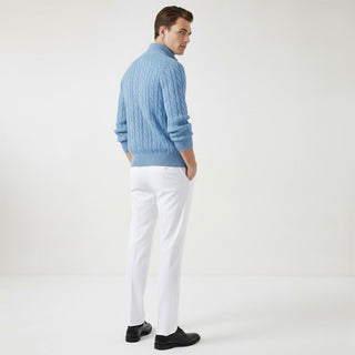 Riviera Stroll | Look de invierno: jersey y pantalón