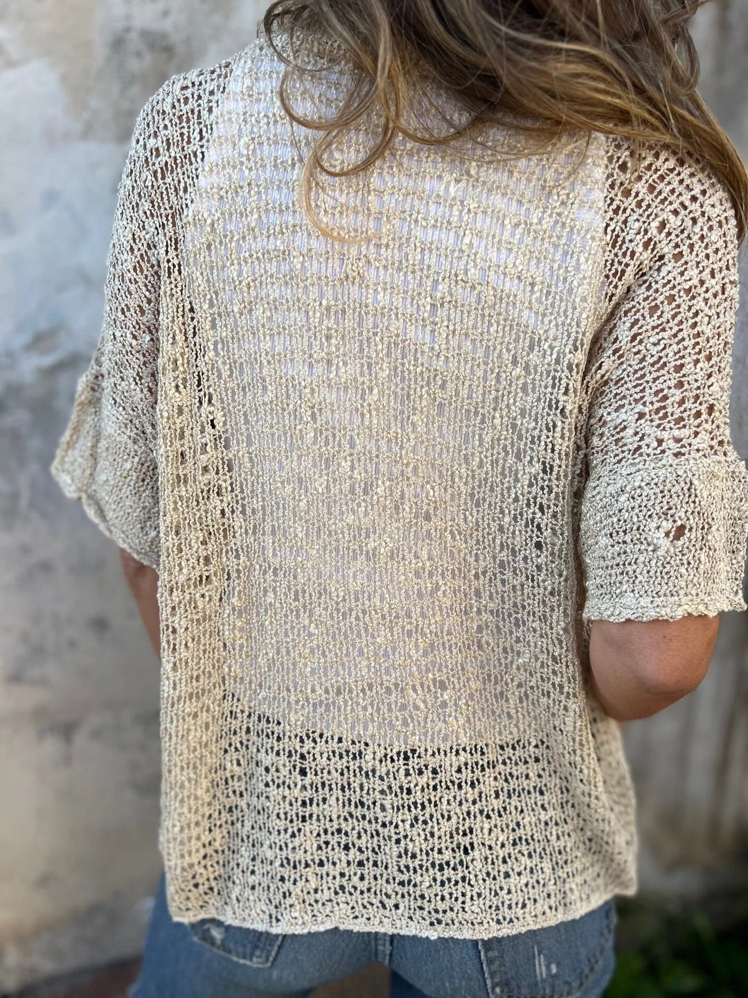 Carol | Chaqueta de punto calado