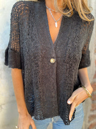 Carol | Chaqueta de punto calado
