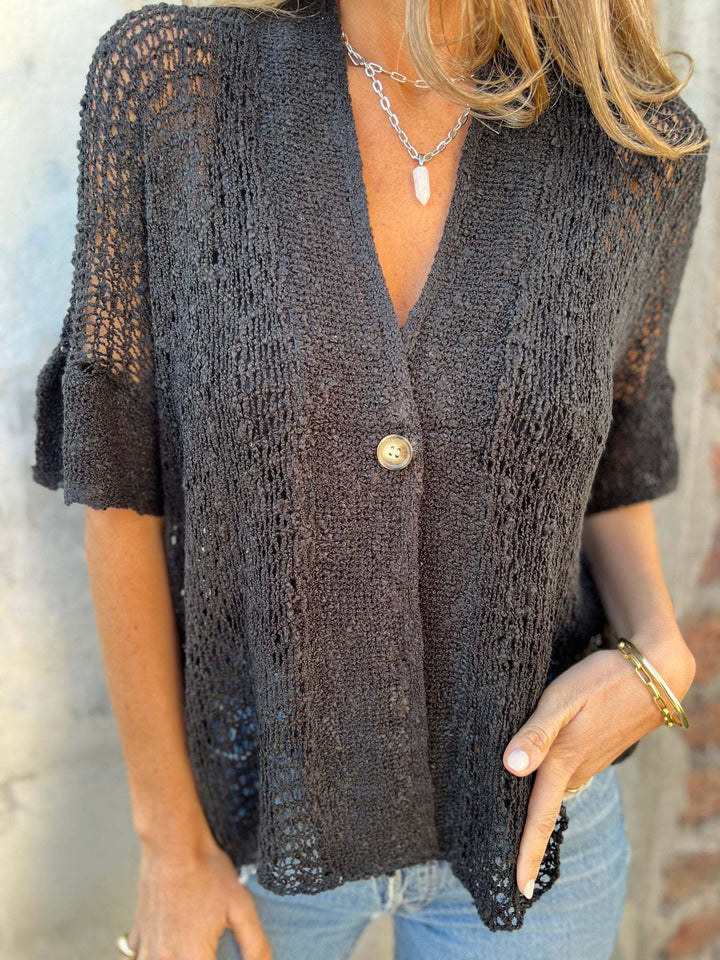 Carol | Chaqueta de punto calado