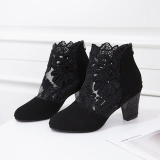 Marise | Botines con detalles de encaje