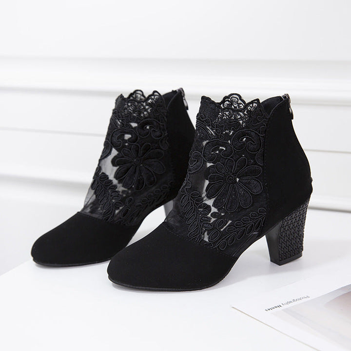 Marise | Botines con detalles de encaje