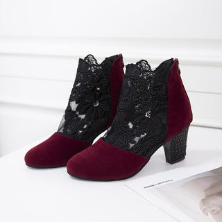 Marise | Botines con detalles de encaje