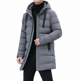 Leon™ | Chaqueta acolchada larga con capucha