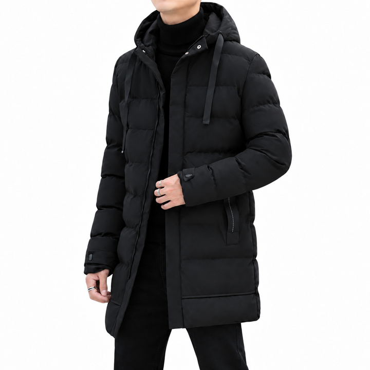 Leon™ | Chaqueta acolchada larga con capucha