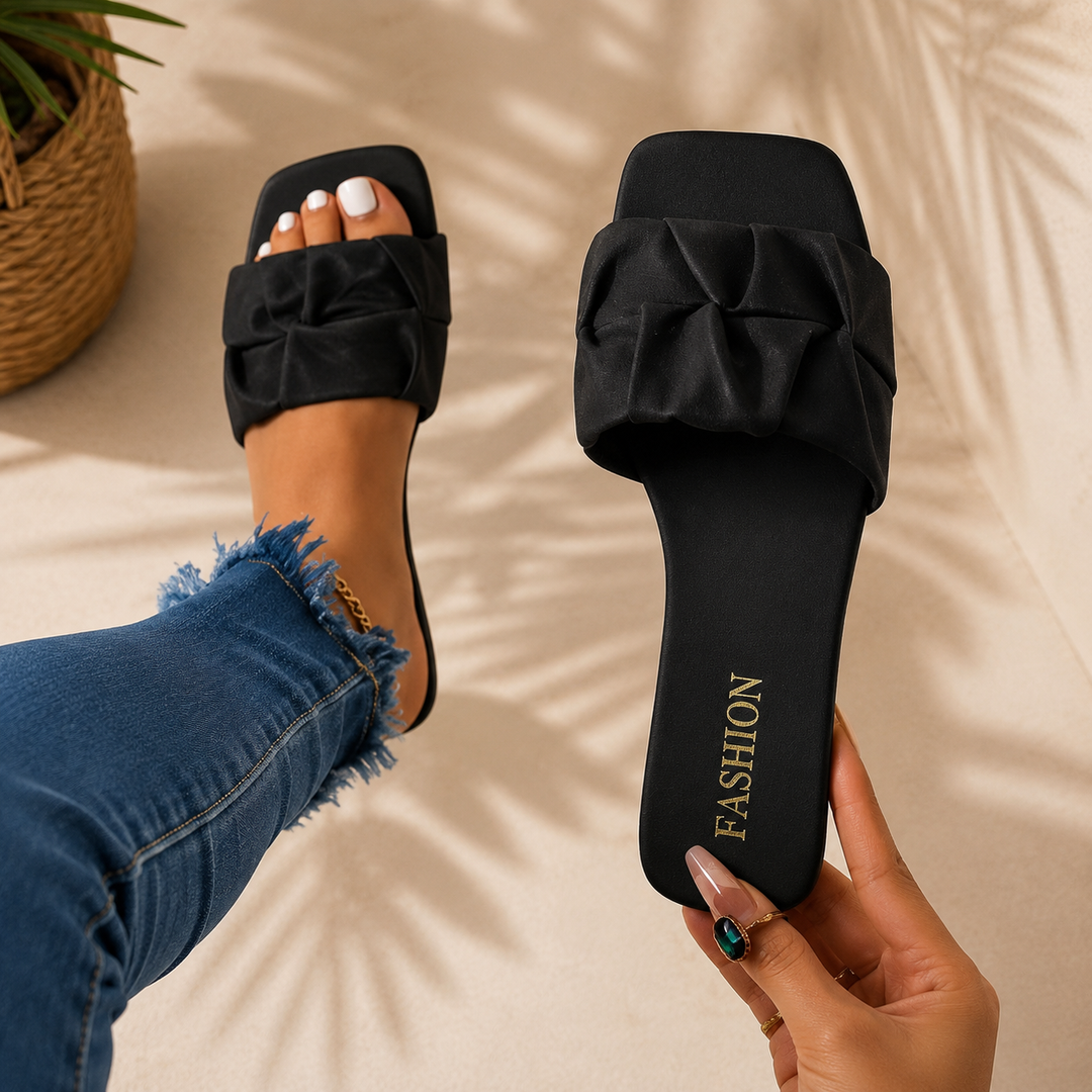 Ingry™ | Sandalias Elegance Bow – Comodidad y Estilo para Cada Paso