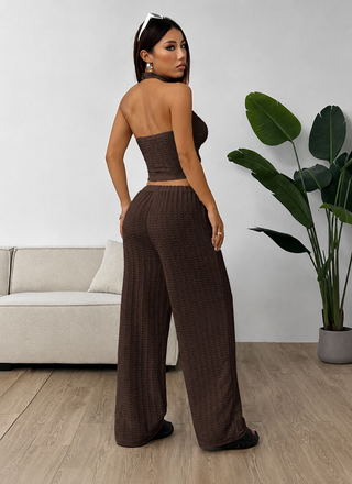 Conjunto Isabella– Top Halter &amp; Palazzo Premium