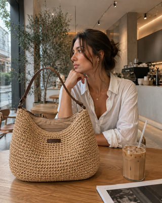 Simona | Bolso de hombro trenzado
