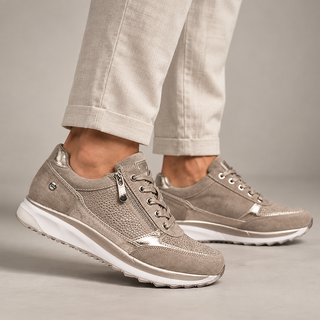 Eugénie | Zapatillas elegantes con cremallera