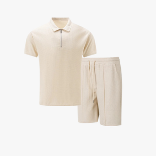 Ibiza | Conjunto de polo con cremallera y short