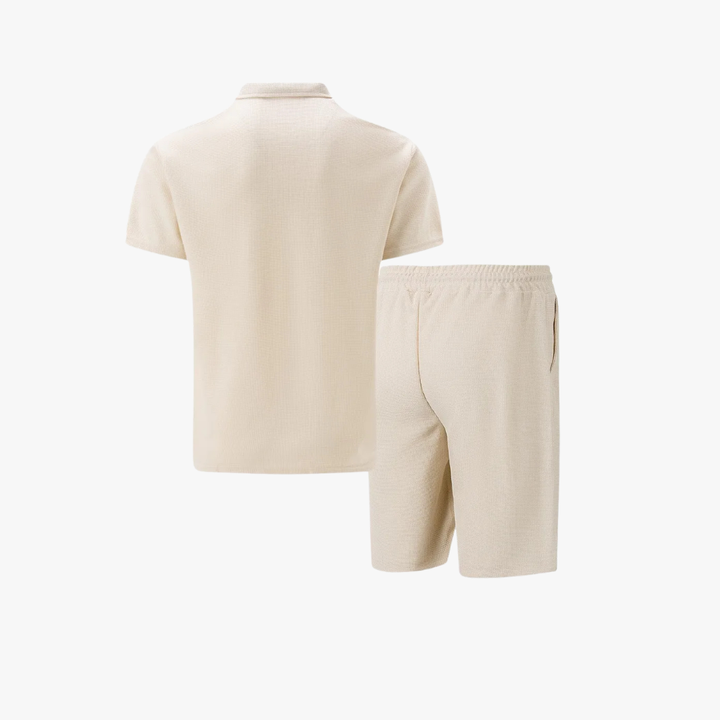 Ibiza | Conjunto de polo con cremallera y short