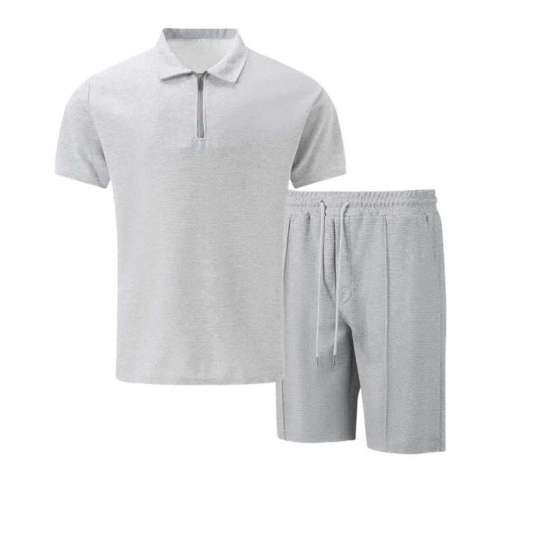 Ibiza | Conjunto de polo con cremallera y short