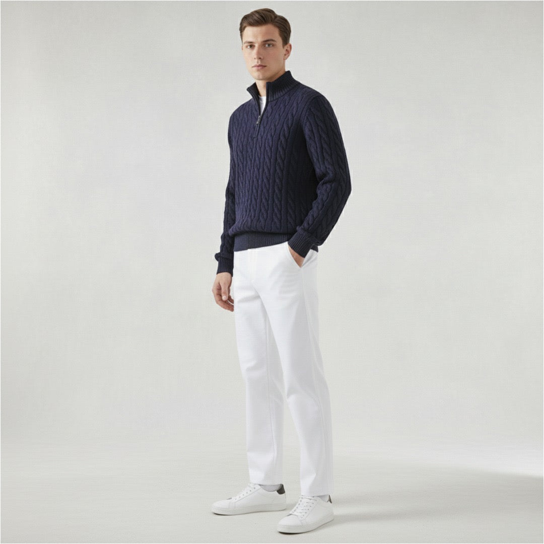 Polo Brunch | Look de invierno: jersey y pantalón