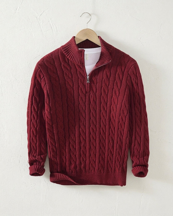 Mateo™ | Jersey de ochos con cuello alto