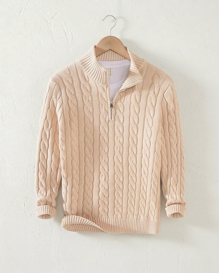 Mateo™ | Jersey de ochos con cuello alto