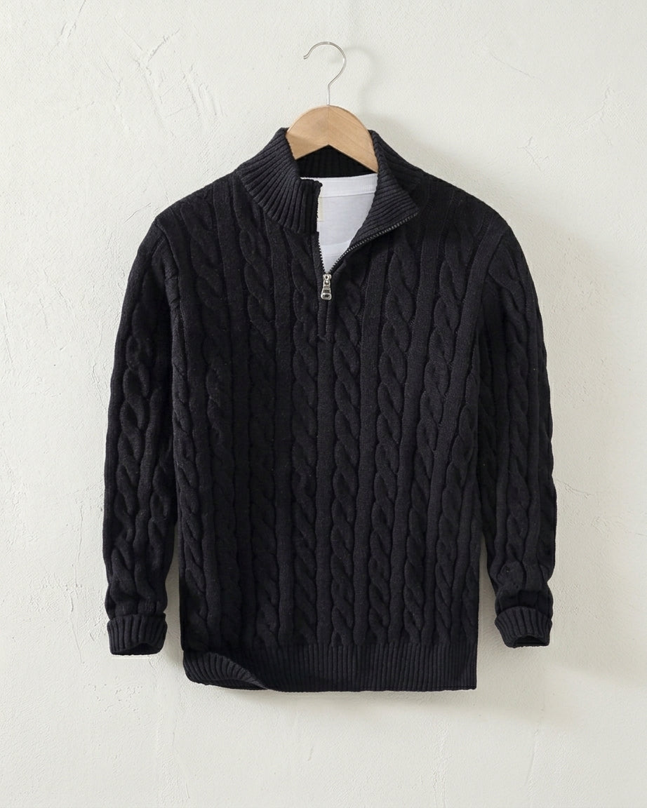 Mateo™ | Jersey de ochos con cuello alto