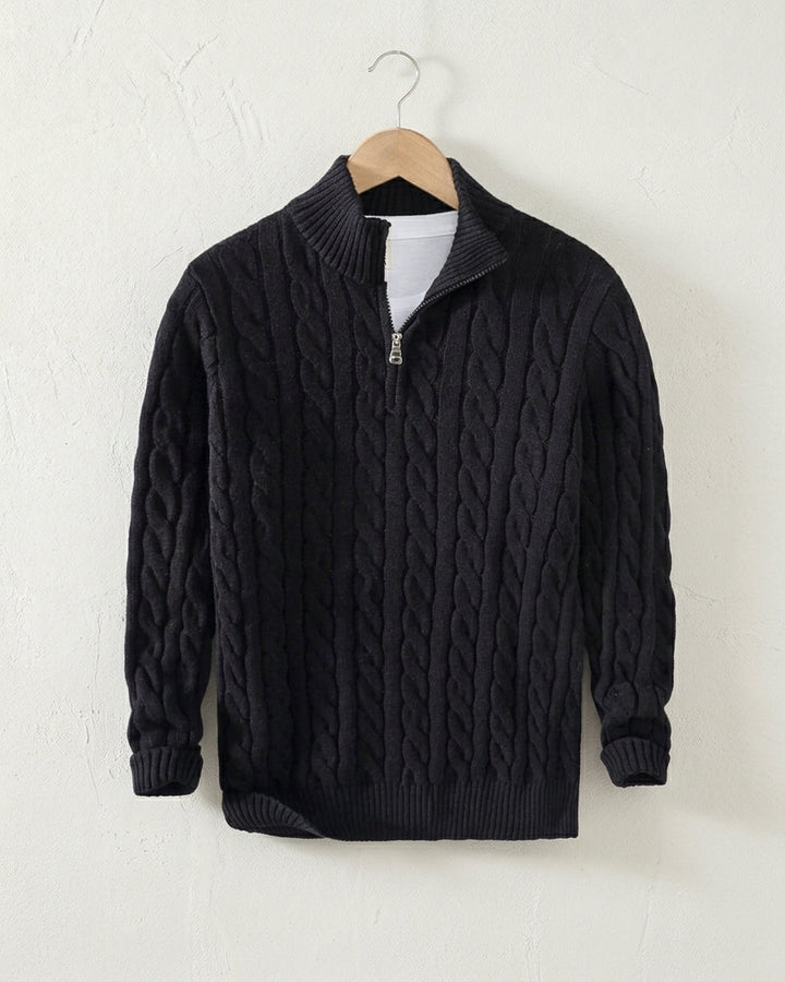 Mateo™ | Jersey de ochos con cuello alto