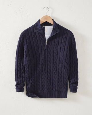Mateo™ | Jersey de ochos con cuello alto