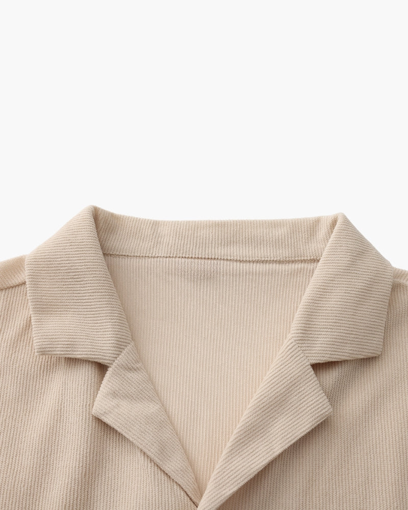 Riviera | Conjunto de pana: camisa y short