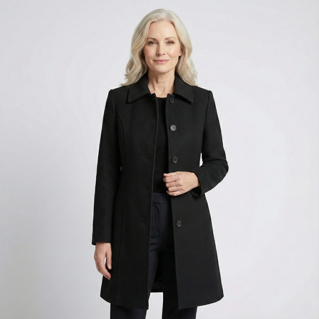 Egle | Trench de invierno de botonadura simple