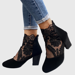 Marise | Botines con detalles de encaje