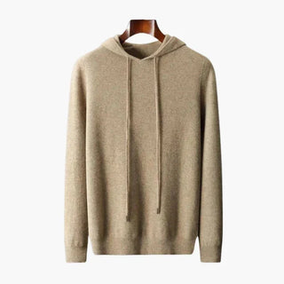 Sudadera con capucha de cachemira pura