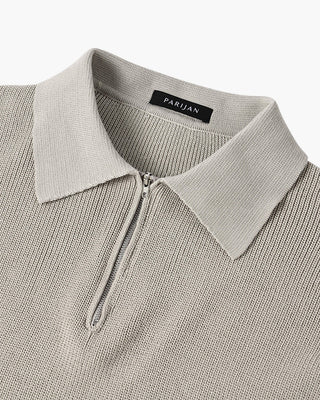 Rason | Jersey texturizado con media cremallera