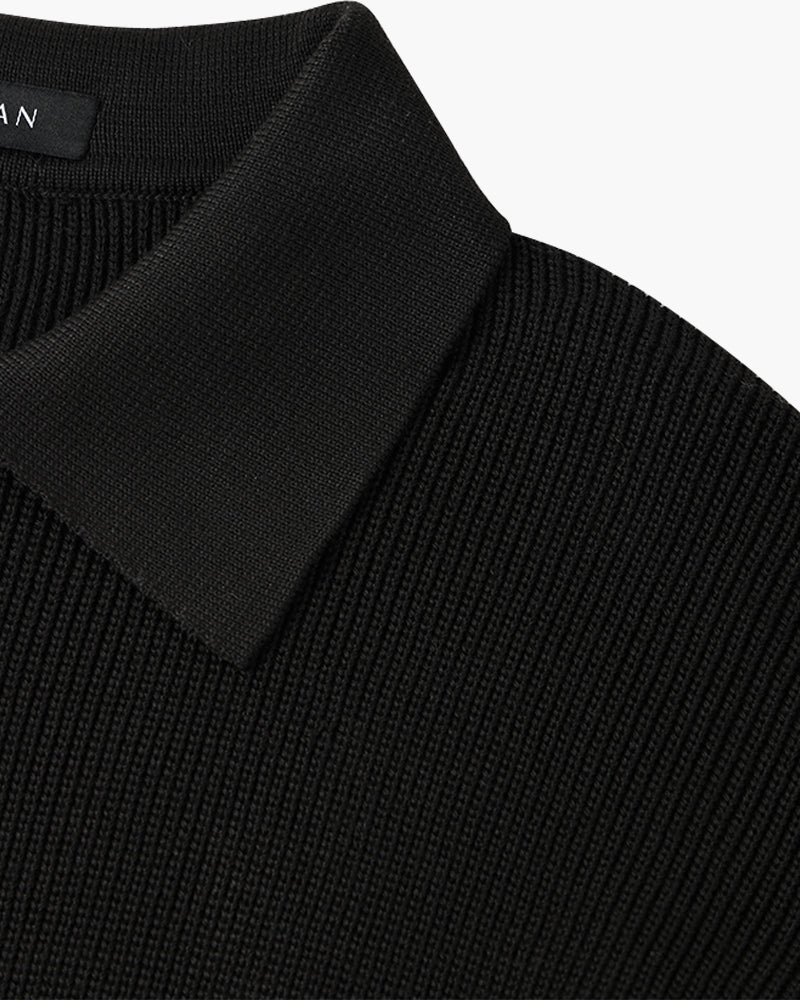 Rason | Jersey texturizado con media cremallera