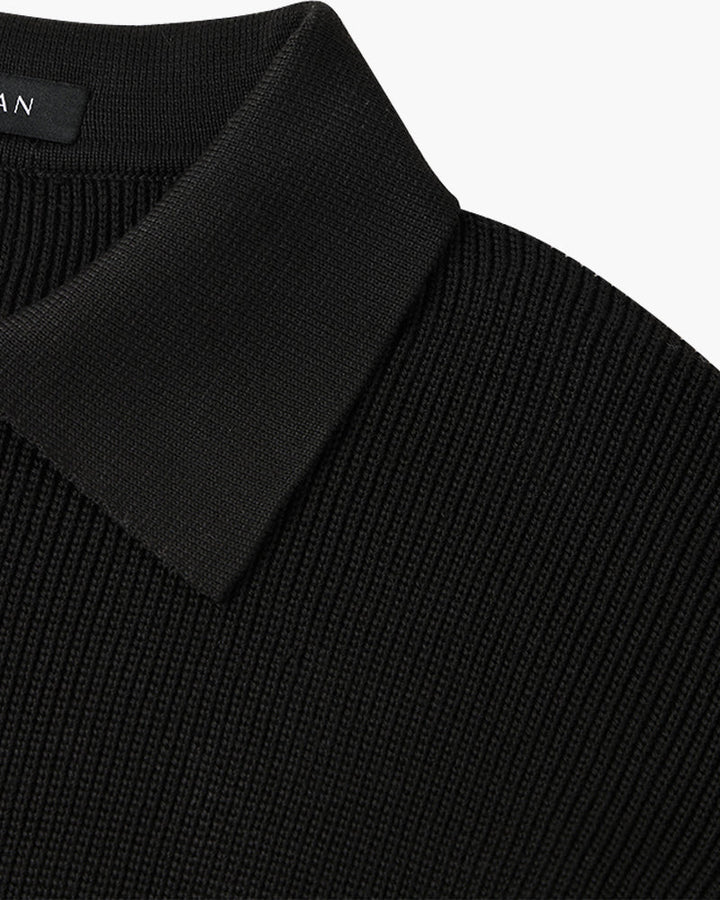 Rason | Jersey texturizado con media cremallera