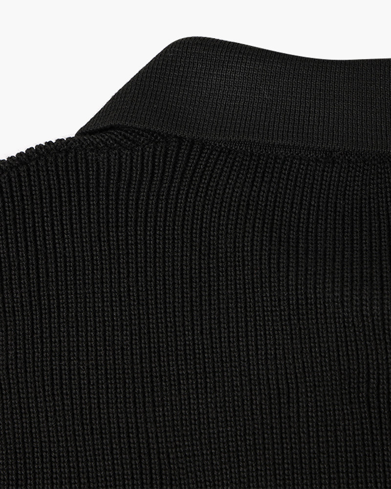 Rason | Jersey texturizado con media cremallera