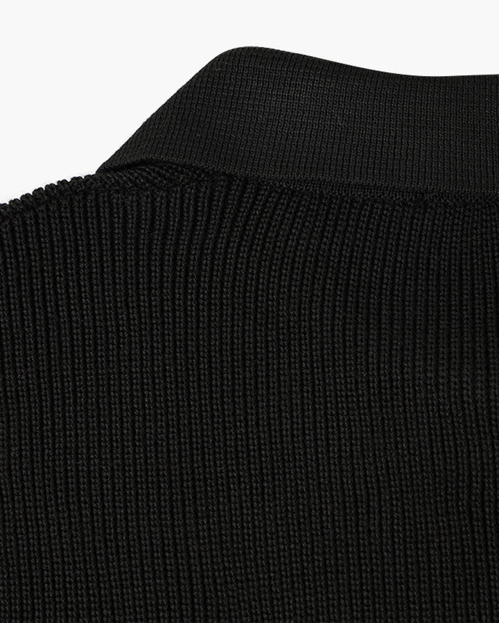 Rason | Jersey texturizado con media cremallera