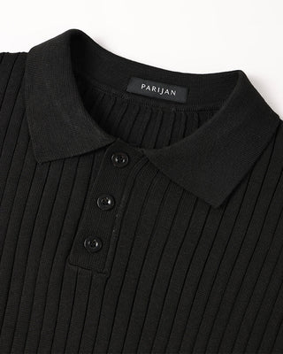 Seojin | Polo de punto acanalado de manga larga