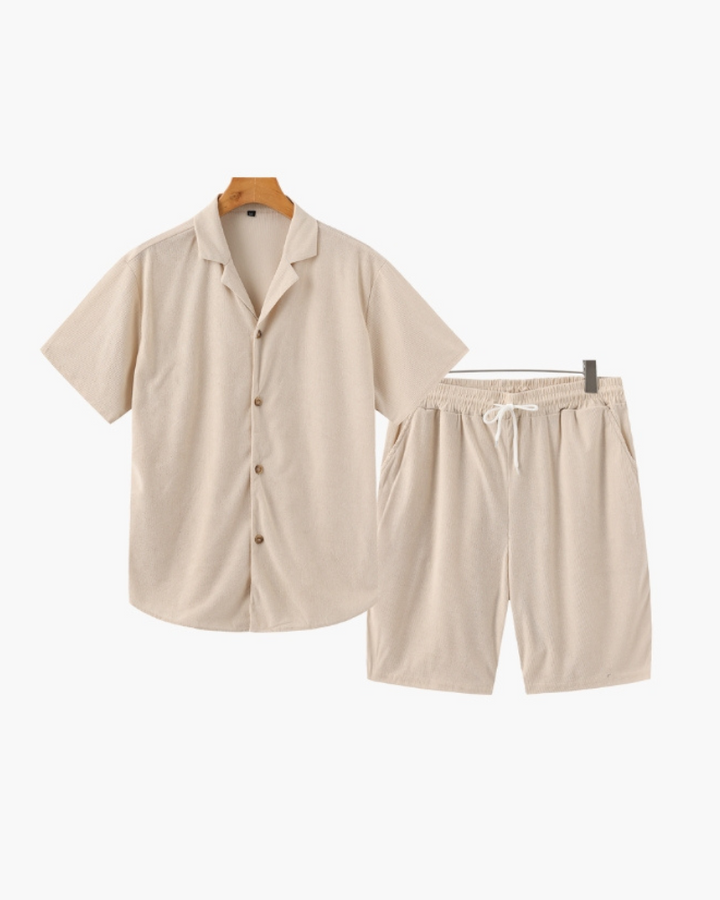 Riviera | Conjunto de pana: camisa y short